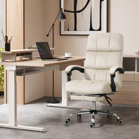 Velvet Beige with Footrest