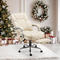 6 Point White<br/>(PU Leather)