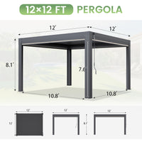 12 x 12 Dark Gray