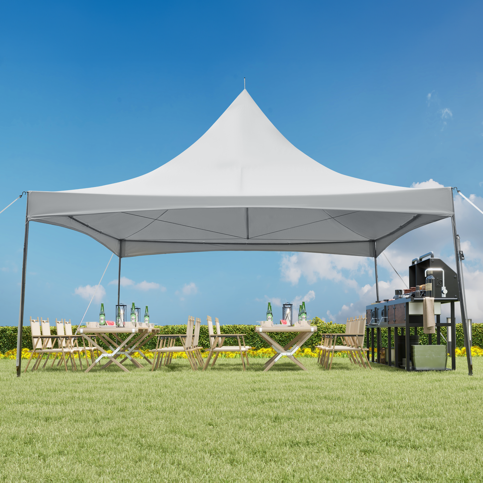 20x20 Party Tent with Steel Frame