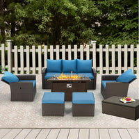 # Blue/Fire Pit Table