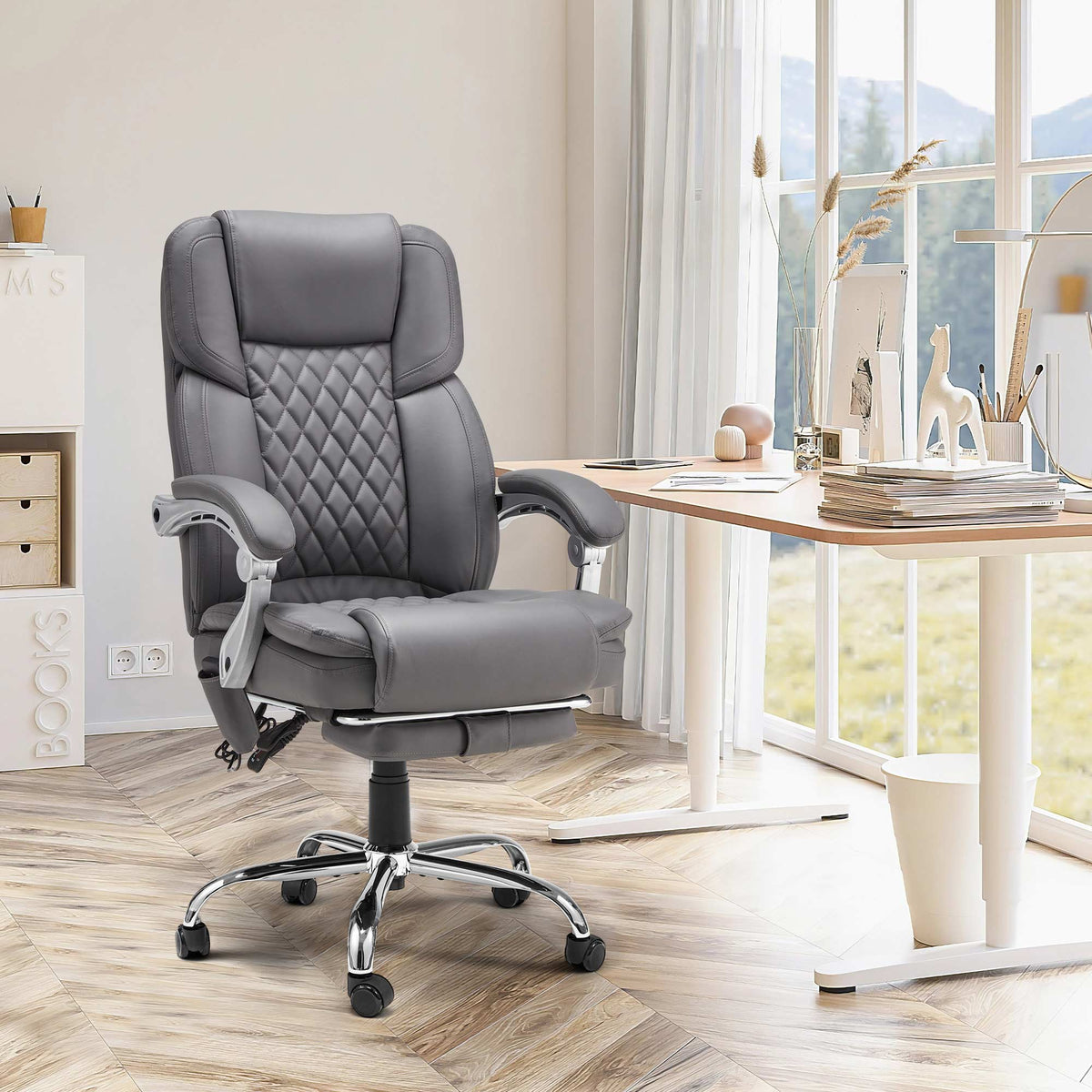 Executive Office Chair, Ergonomic Desk Chair Big and Tall Massage and