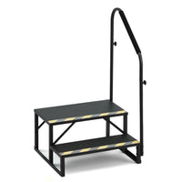 2-Steps with 1 Handrail