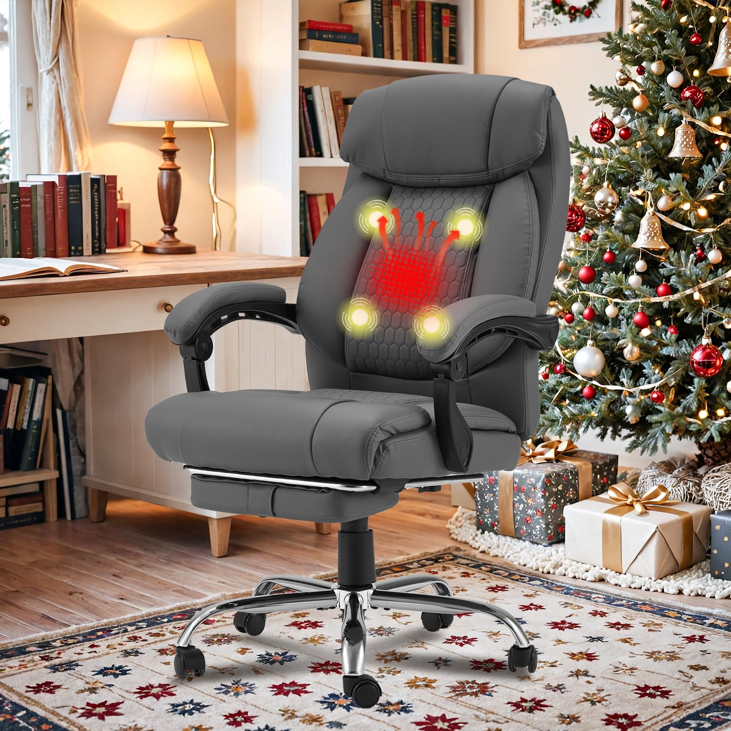 Comfortable Executive Office Chair for Every Workspace | Massage and Heat - HOMREST Comfortable Executive Office Chair for Every Workspace | Massage and Heat - HOMREST