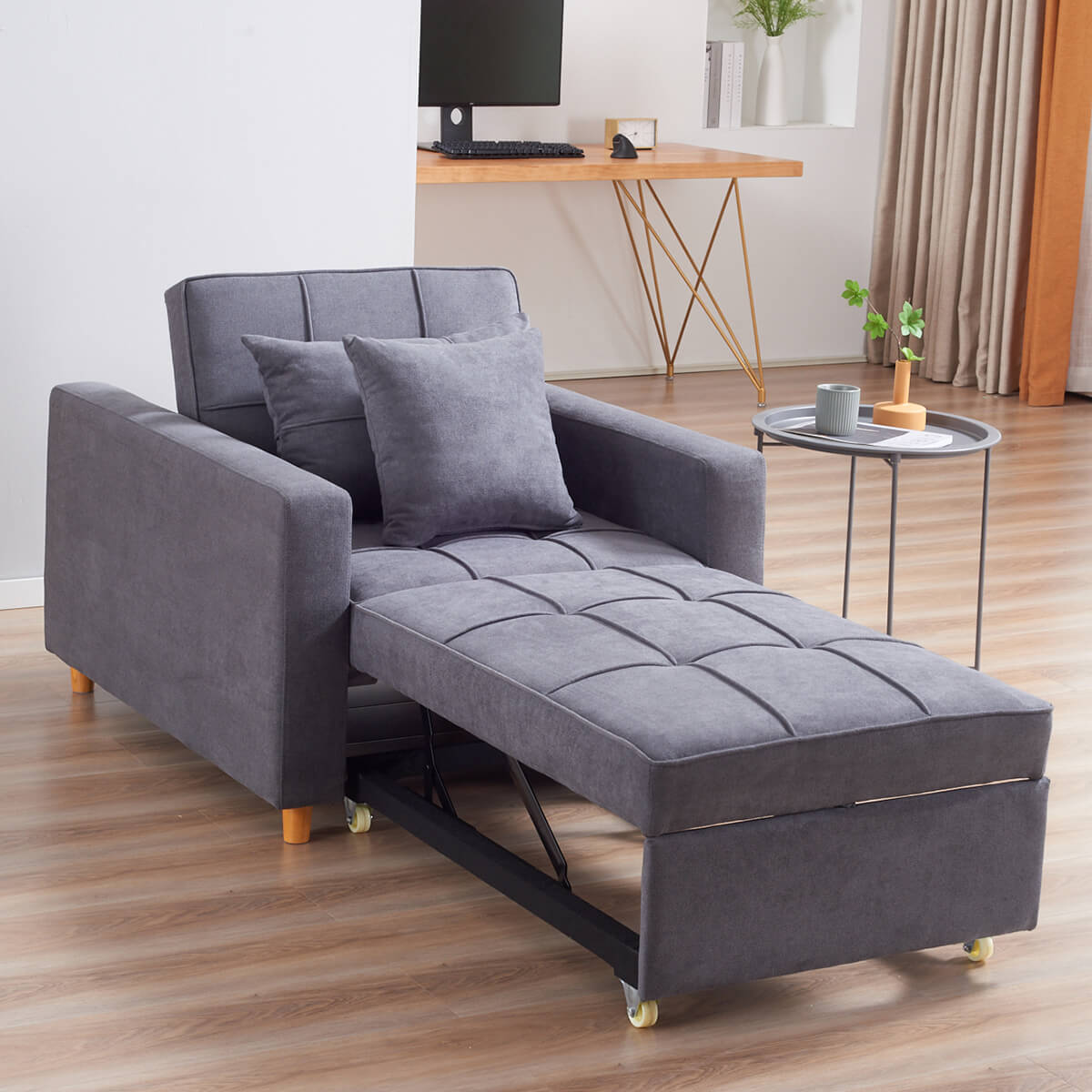 Homrest Sofa Bed 3-in-1 Multi-functional Convertible Chair