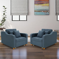 Set of 2<Br>Blue Grey