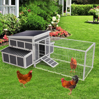 Chicken Coop with Playpen