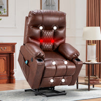 Faux Leather<br>Brown