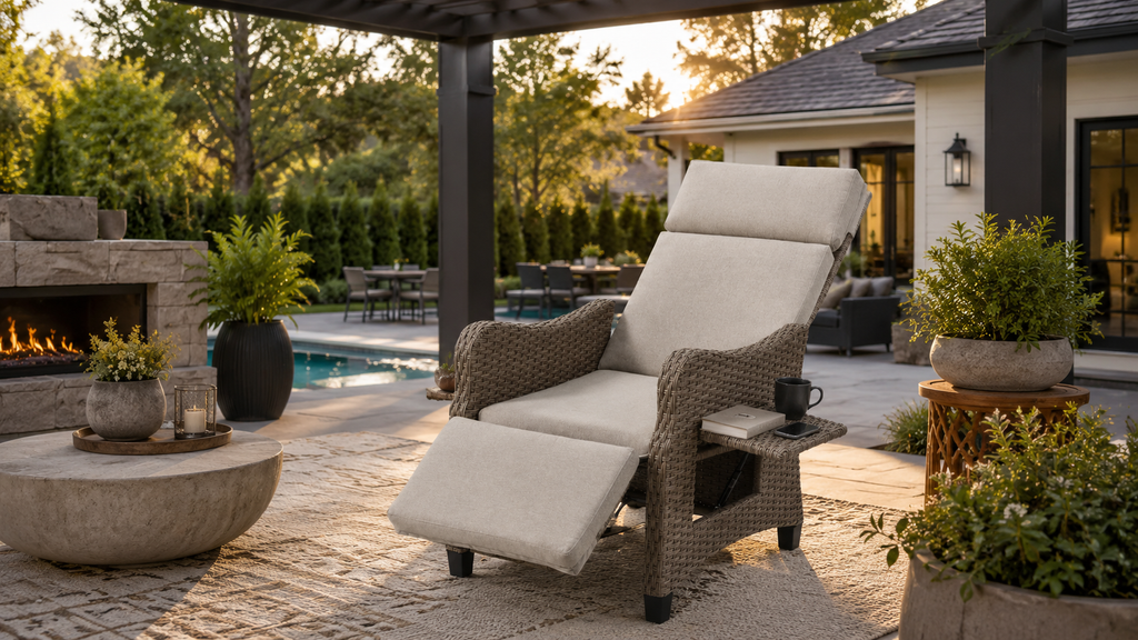 How to Choose the Best Outdoor Wicker Recliner with Side Table for Your Patio