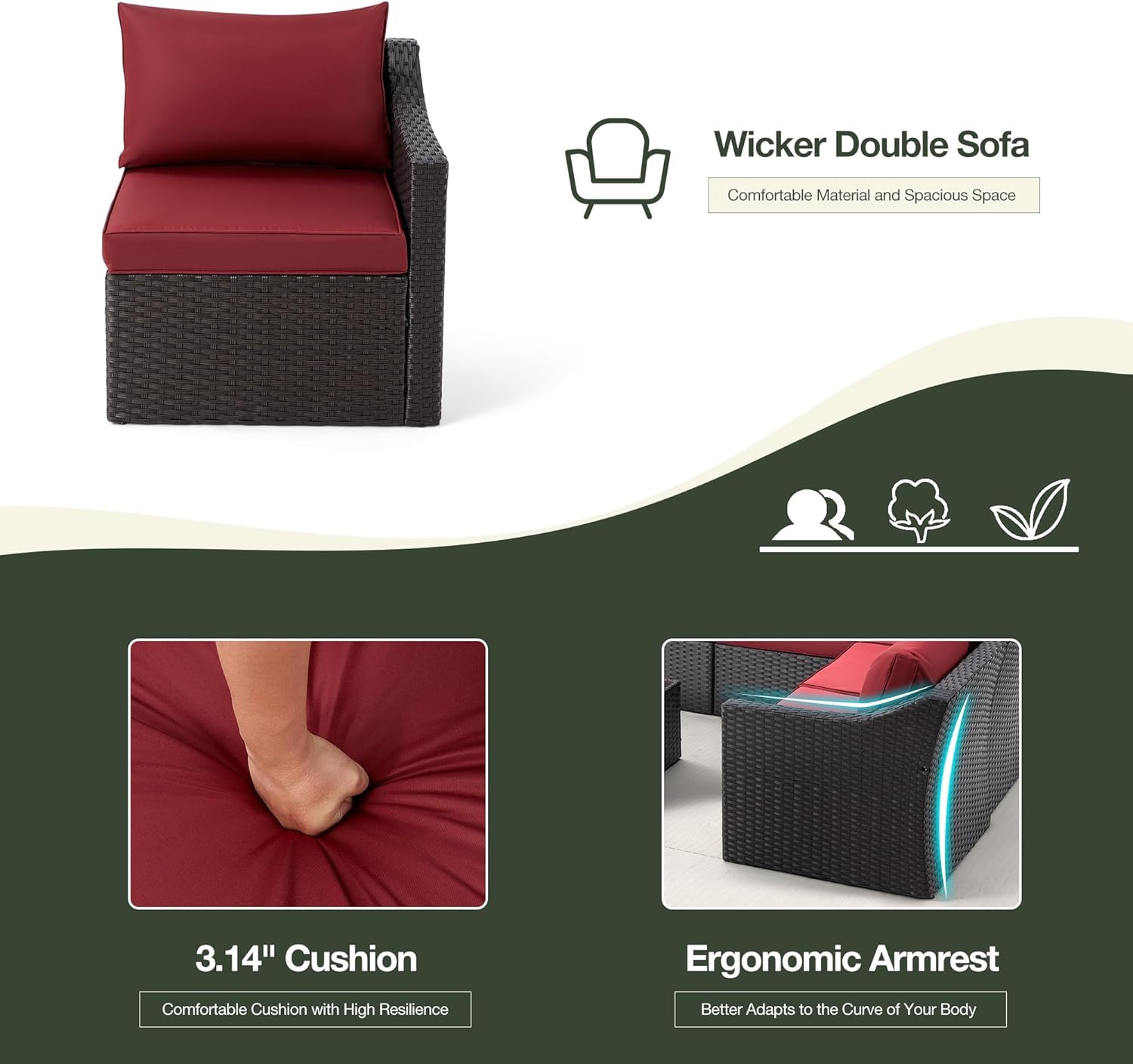 Affordable outdoor conversation set