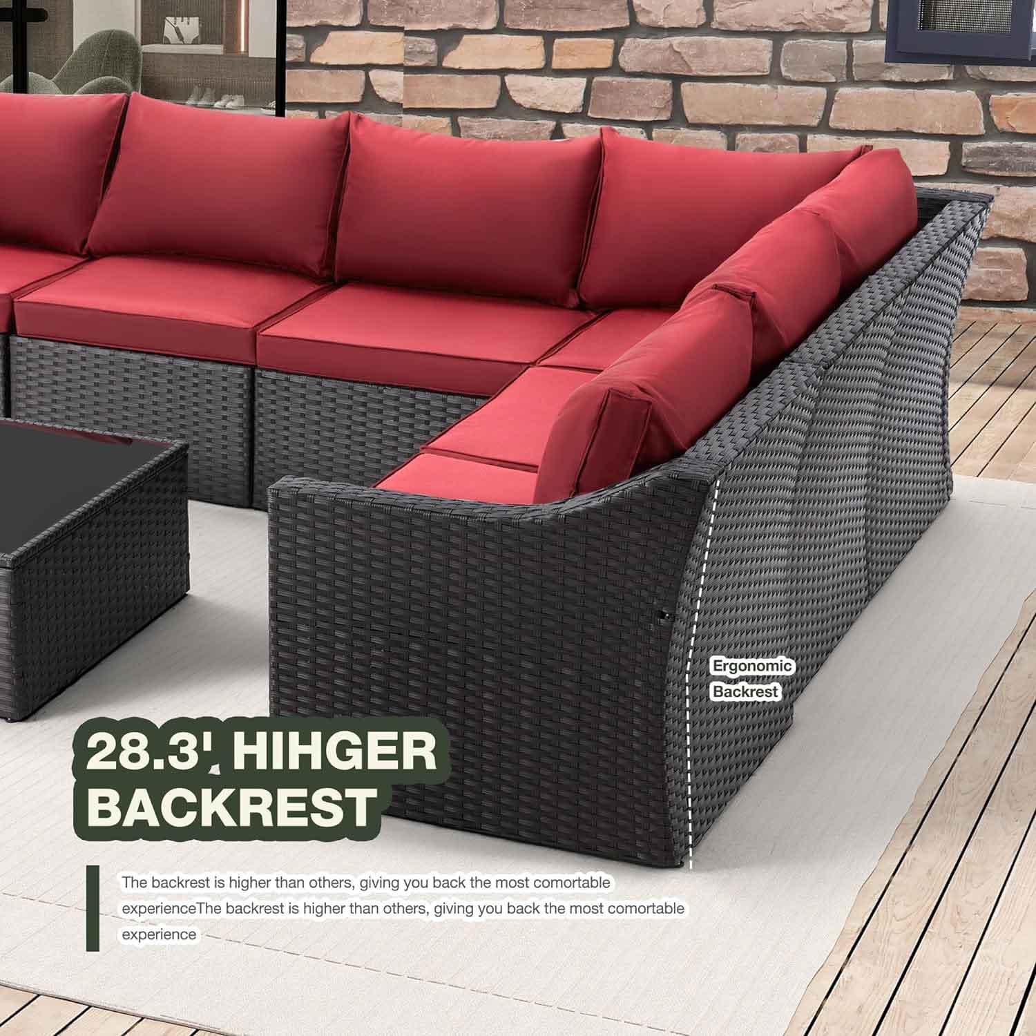 Homrest patio furniture set clearance