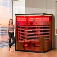6 Person Infrared Sauna<br/>Full Spectrum Heater