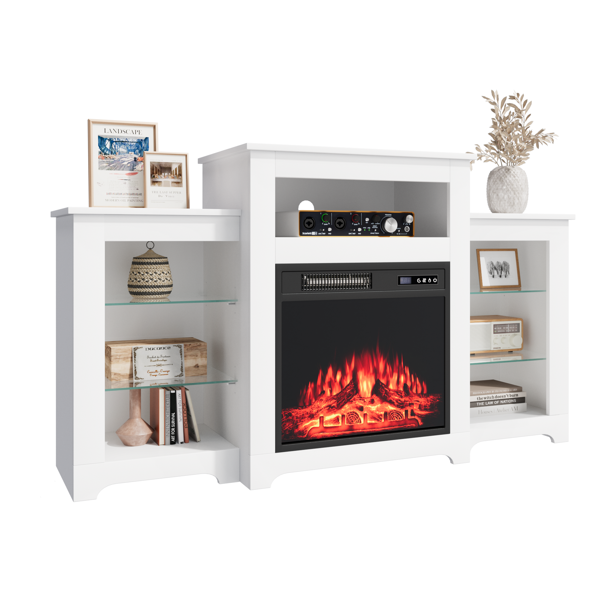 modern-fireplace-tv-stand