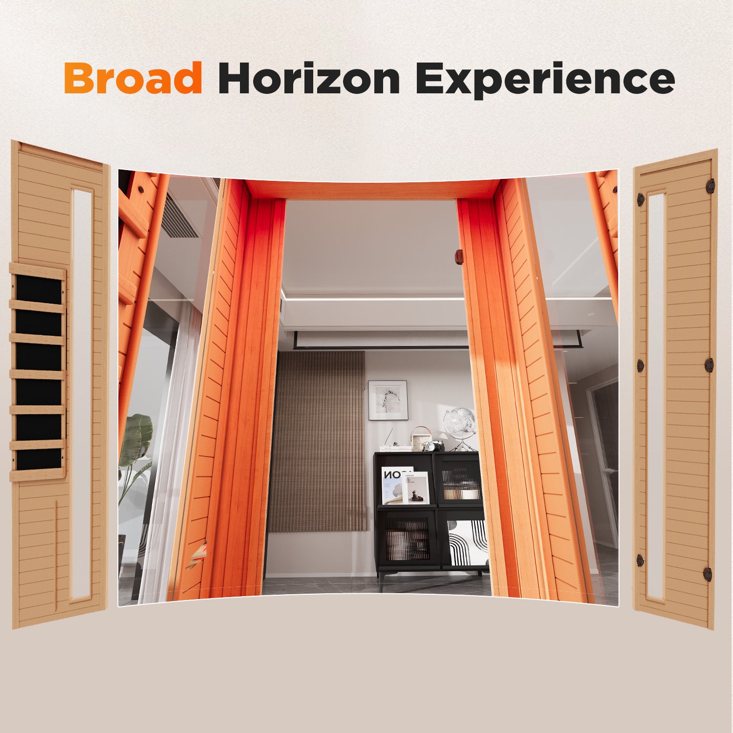 HOMREST Small Infrared Sauna for Home or Gym