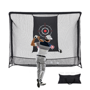 HOMREST 10x7.5ft Golf Practice Hitting Net with Target