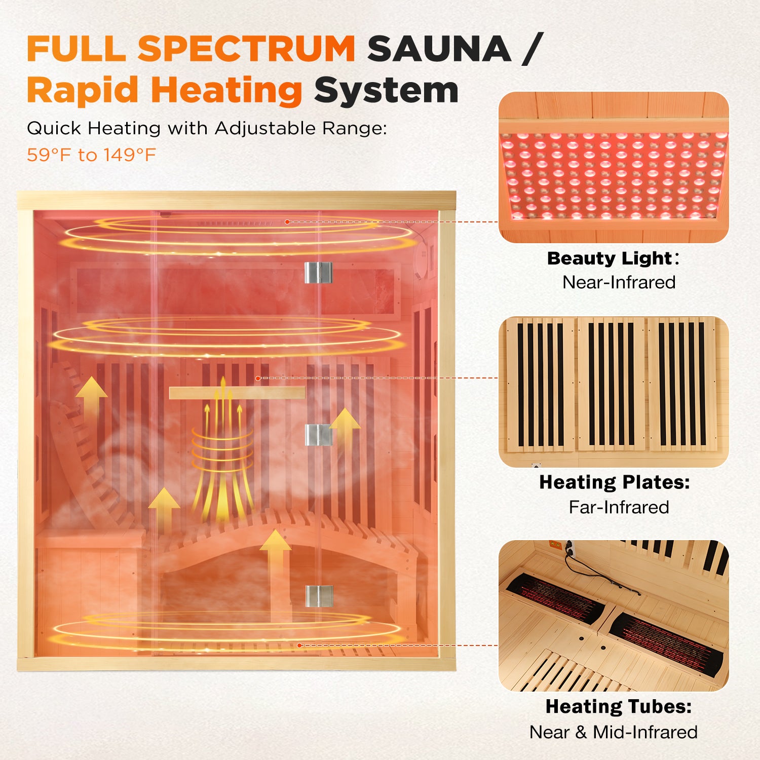 infrared-sauna-with-red-light-therapy​
