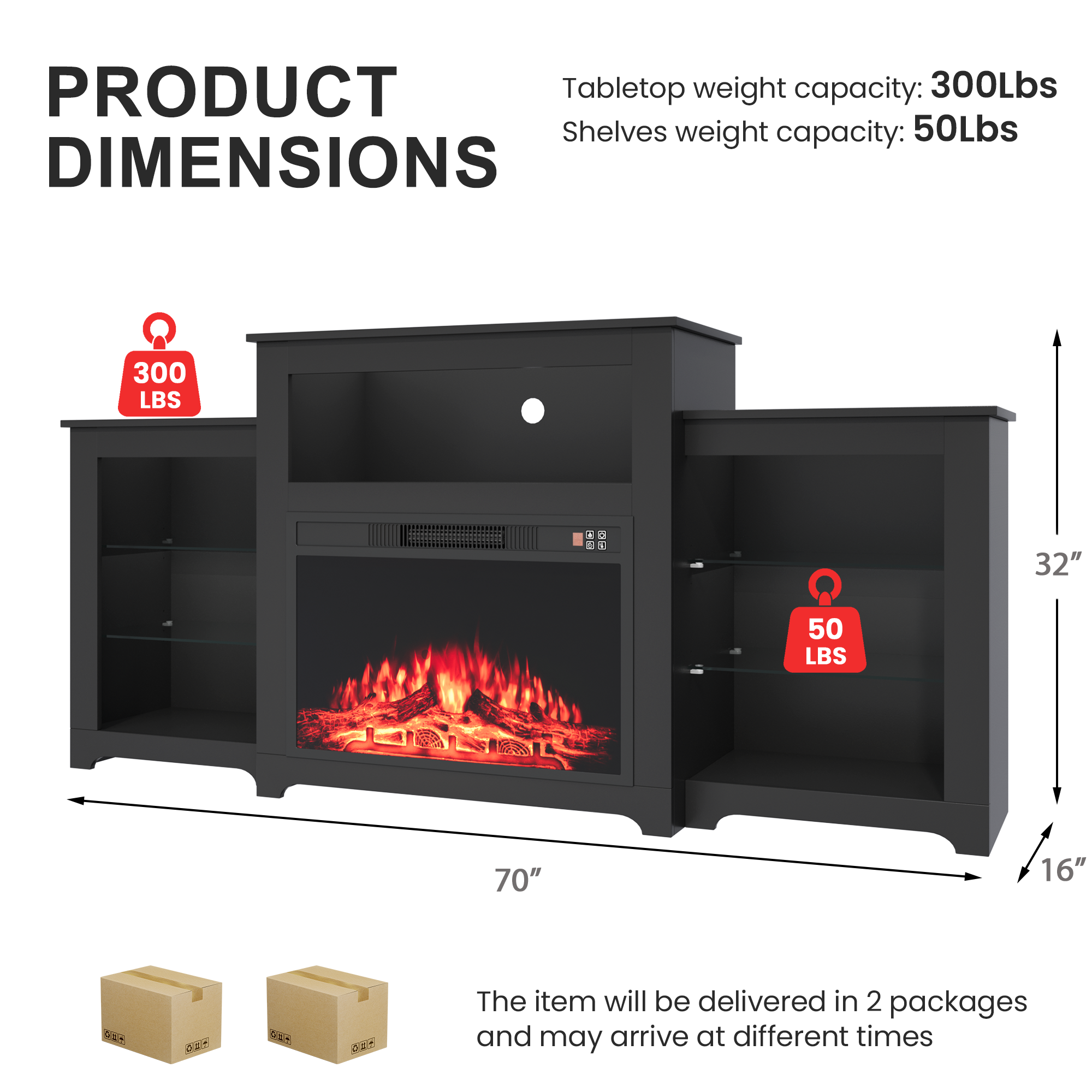 modern-fireplace-tv-stand-70-inch​