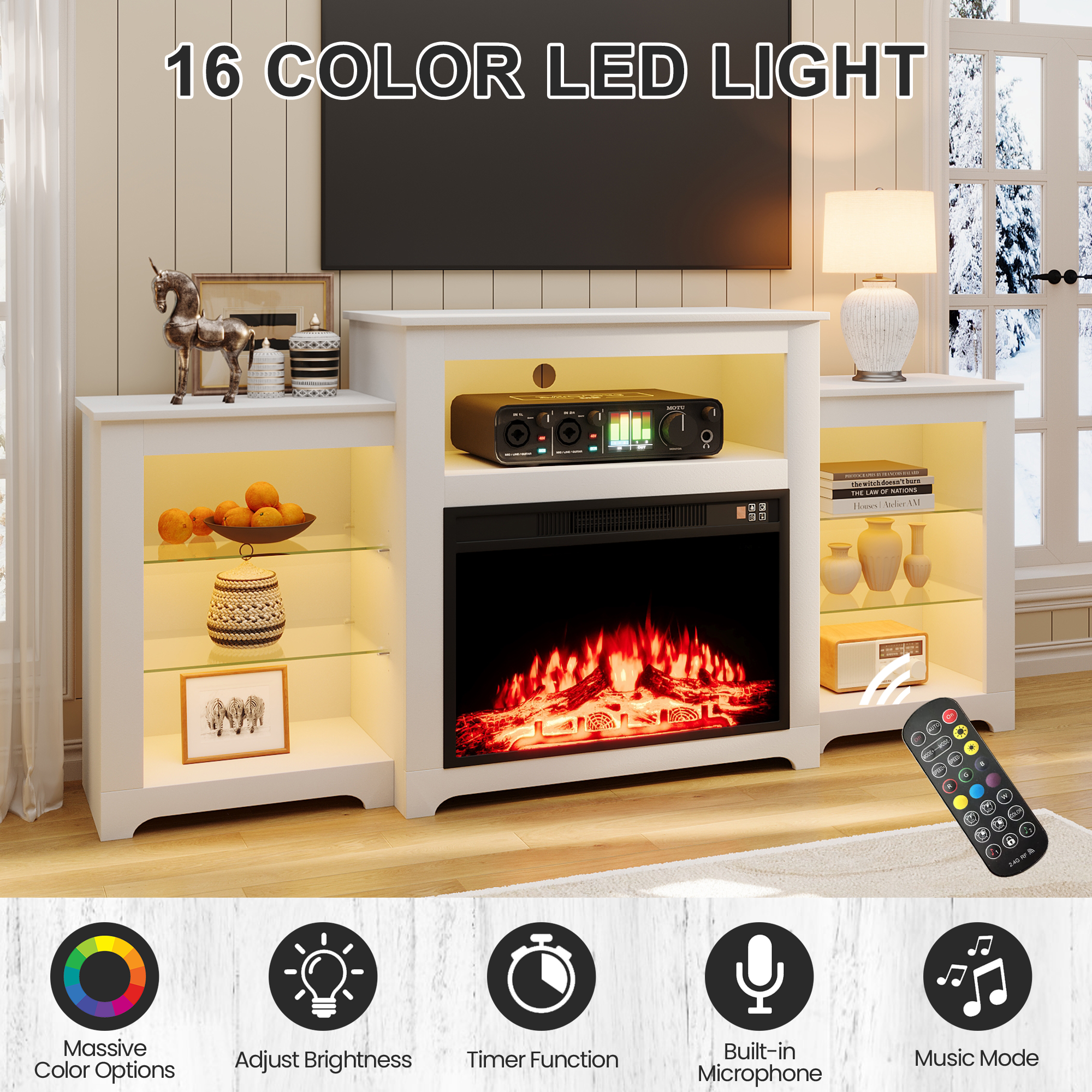 tv-stand-with-modern-fireplace​