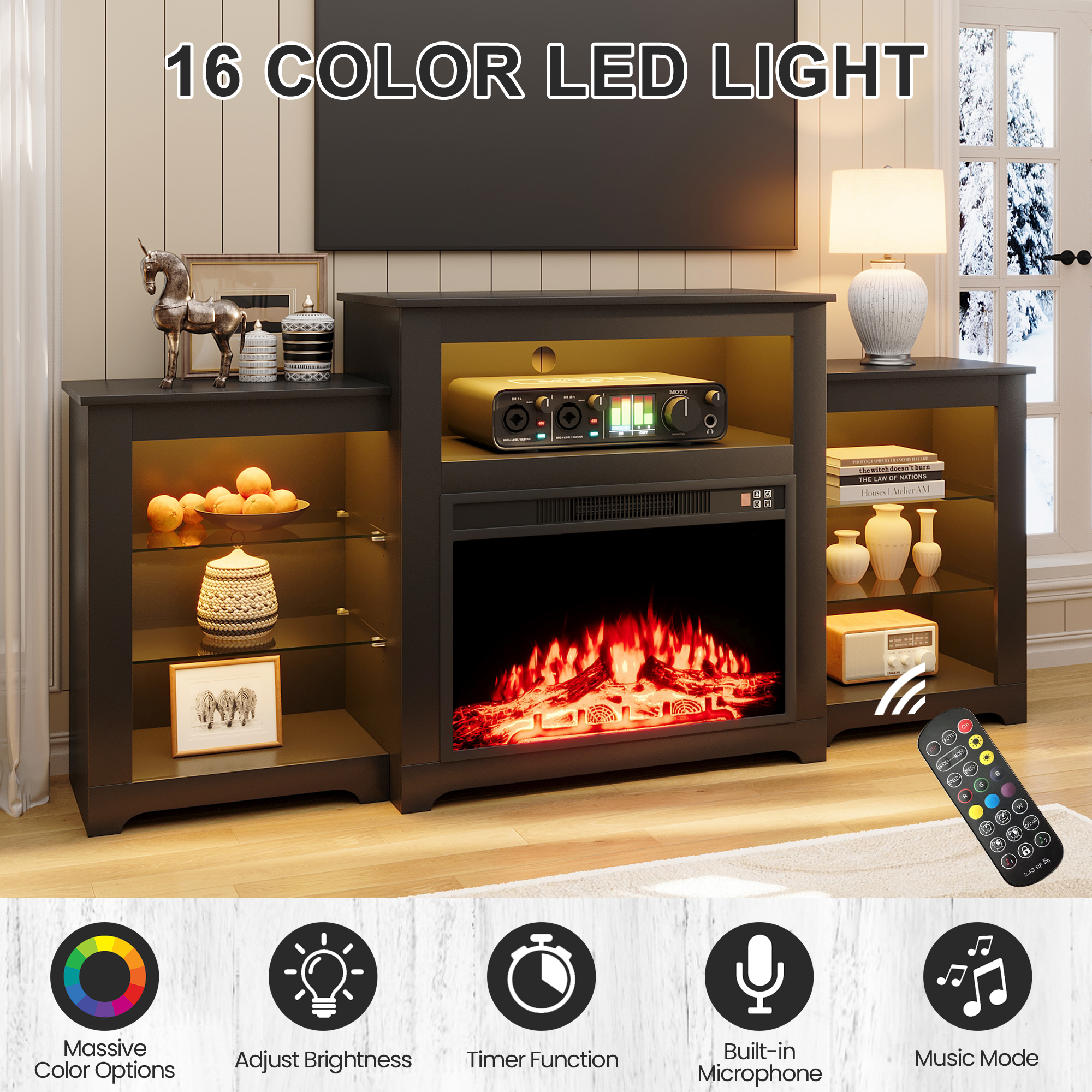 modern-fireplace-tv-stand-70-inch​