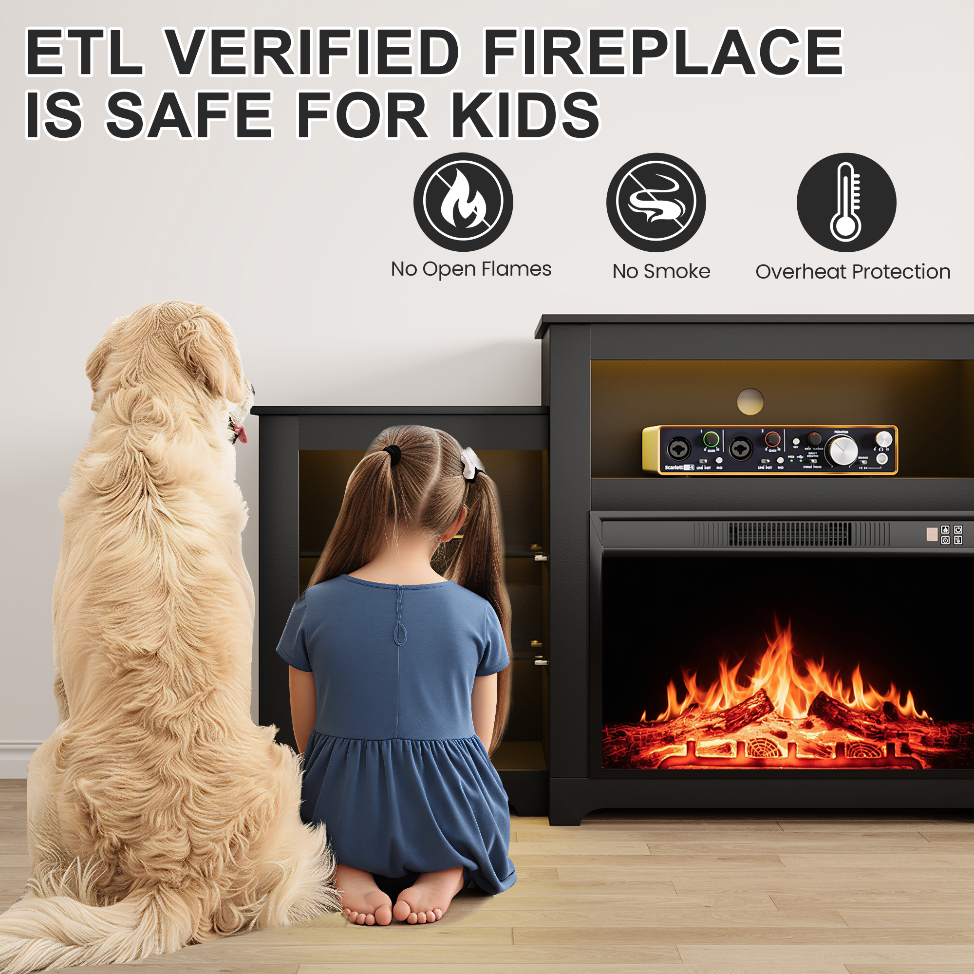 modern-fireplace-tv-stand-70-inch​