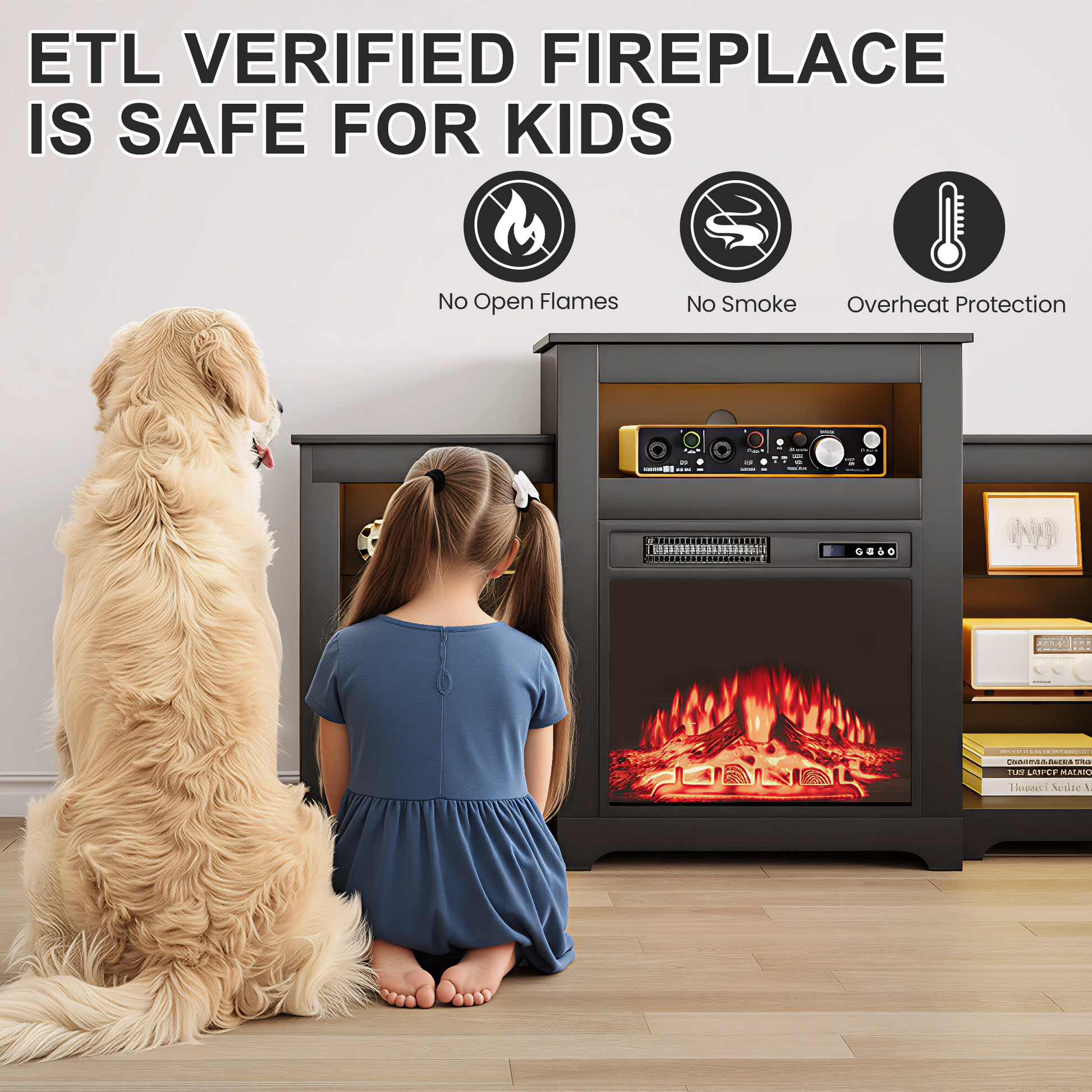 fireplace-tv-stand-for-65-inch-tv​