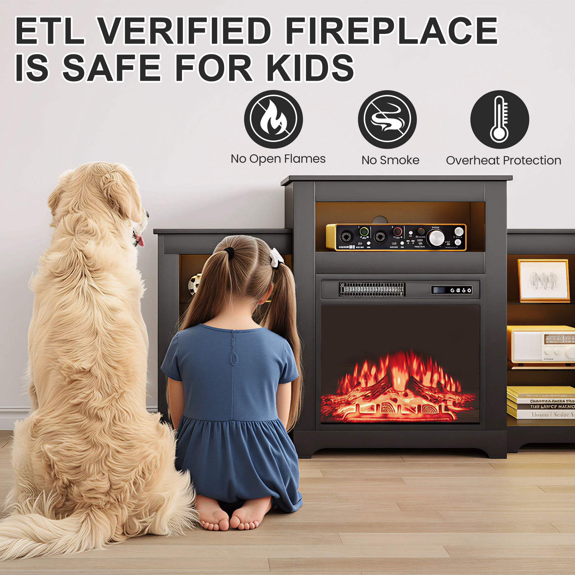 fireplace-tv-stand-for-65-inch-tv​