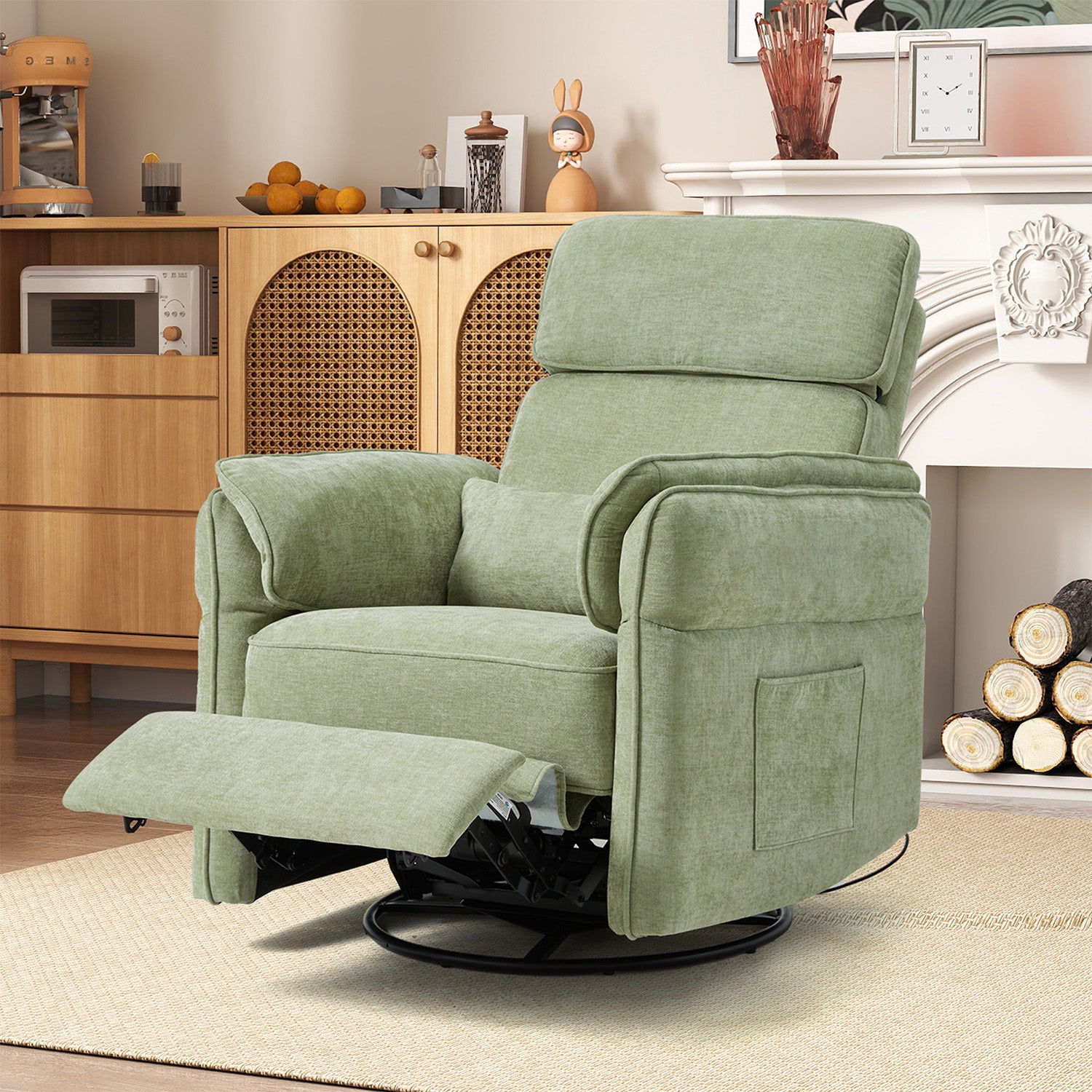 homrest-power-swivel-rocking-recliner-chair-with-adjustable-headrest-and-armrests-for-living-room-nursery-green