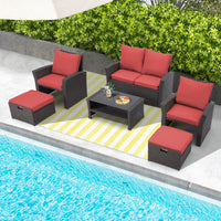 #3 6pcs - Wine Red