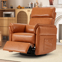 PU Leather/Brown