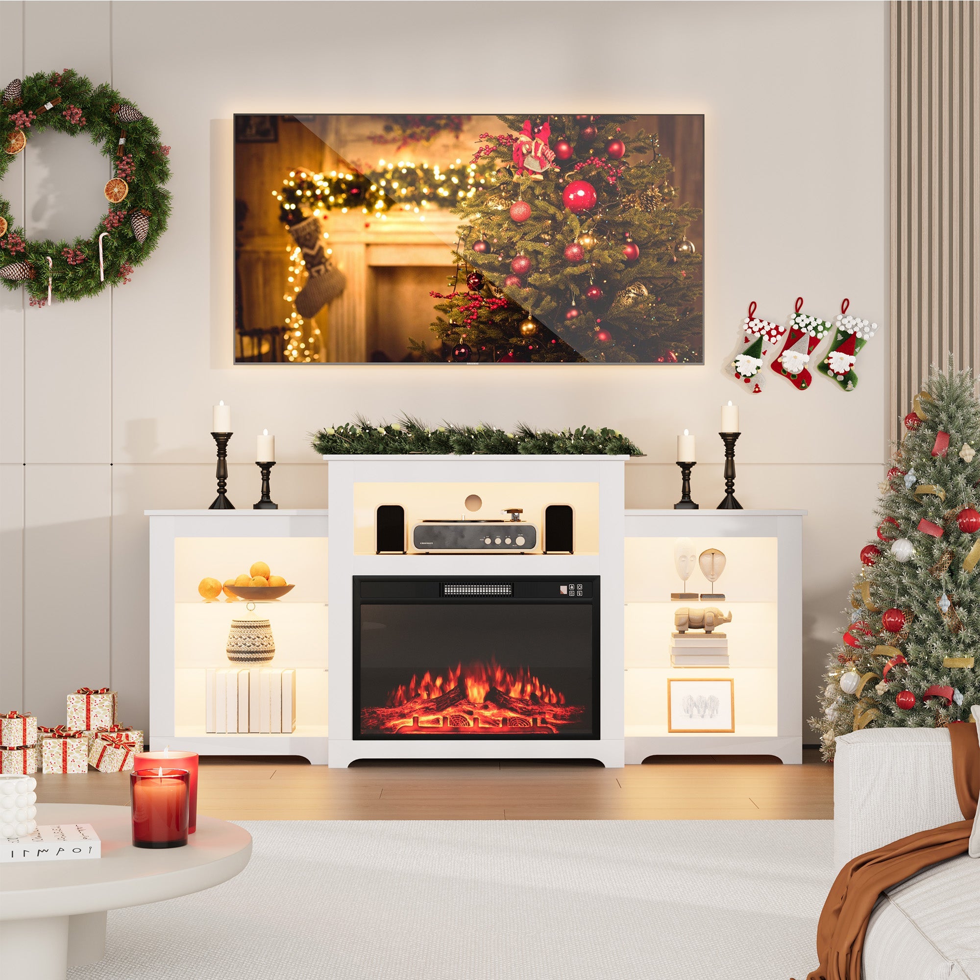 tv-stand-with-modern-fireplace​