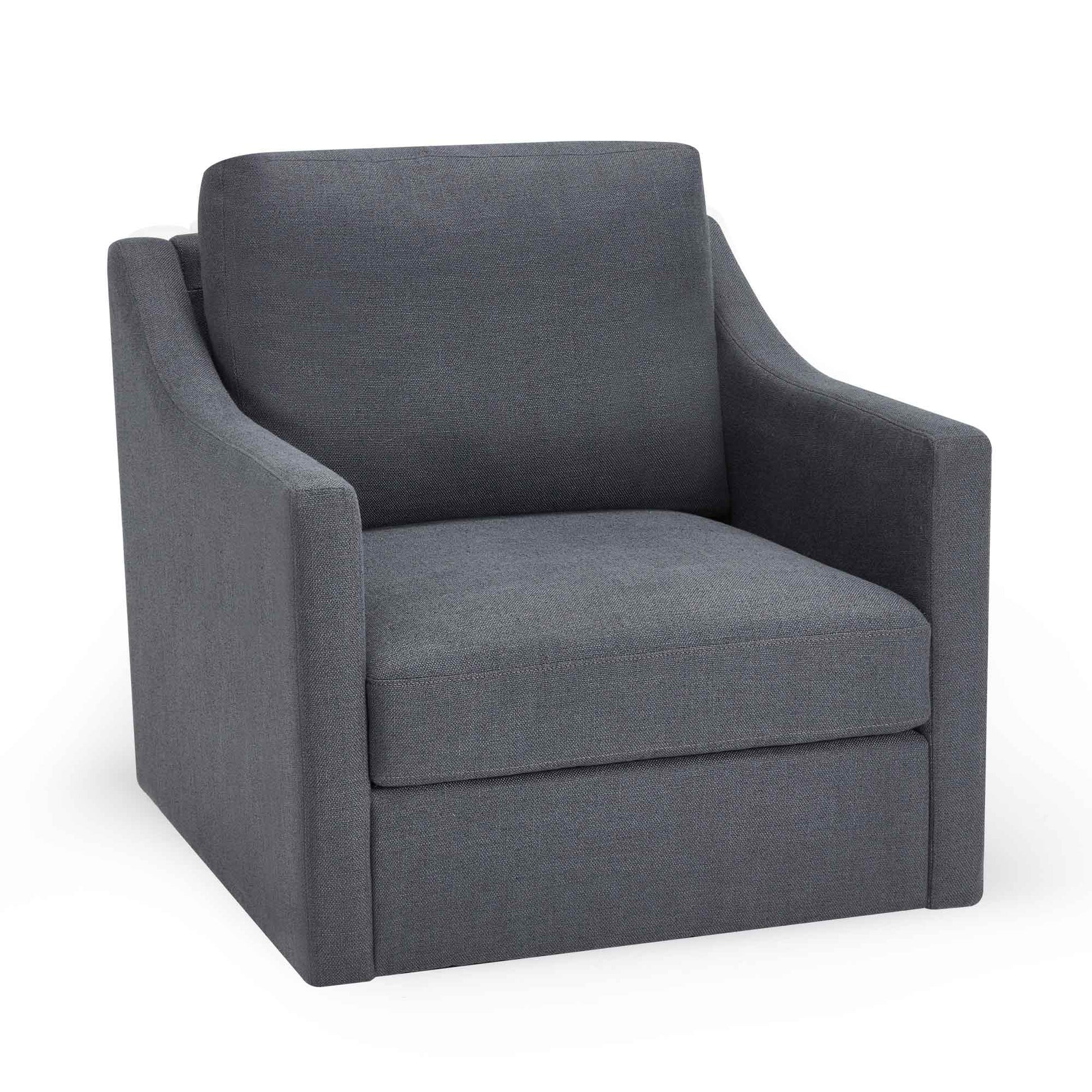 Swivel accent chairs for living room, gray | Homrest furniture