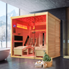 HOMREST Luxurious Infrared Sauna 2 Person with Comfortable Sauna Chair