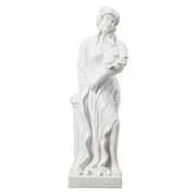 HOMREST Adalberta Weather-Resistant Magnesium Oxide Religious Statue, 32.5" H X 9.5'' W X 9.5'' D