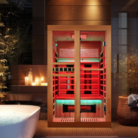 2 Person Infrared Sauna<br/>Red Light Therapy