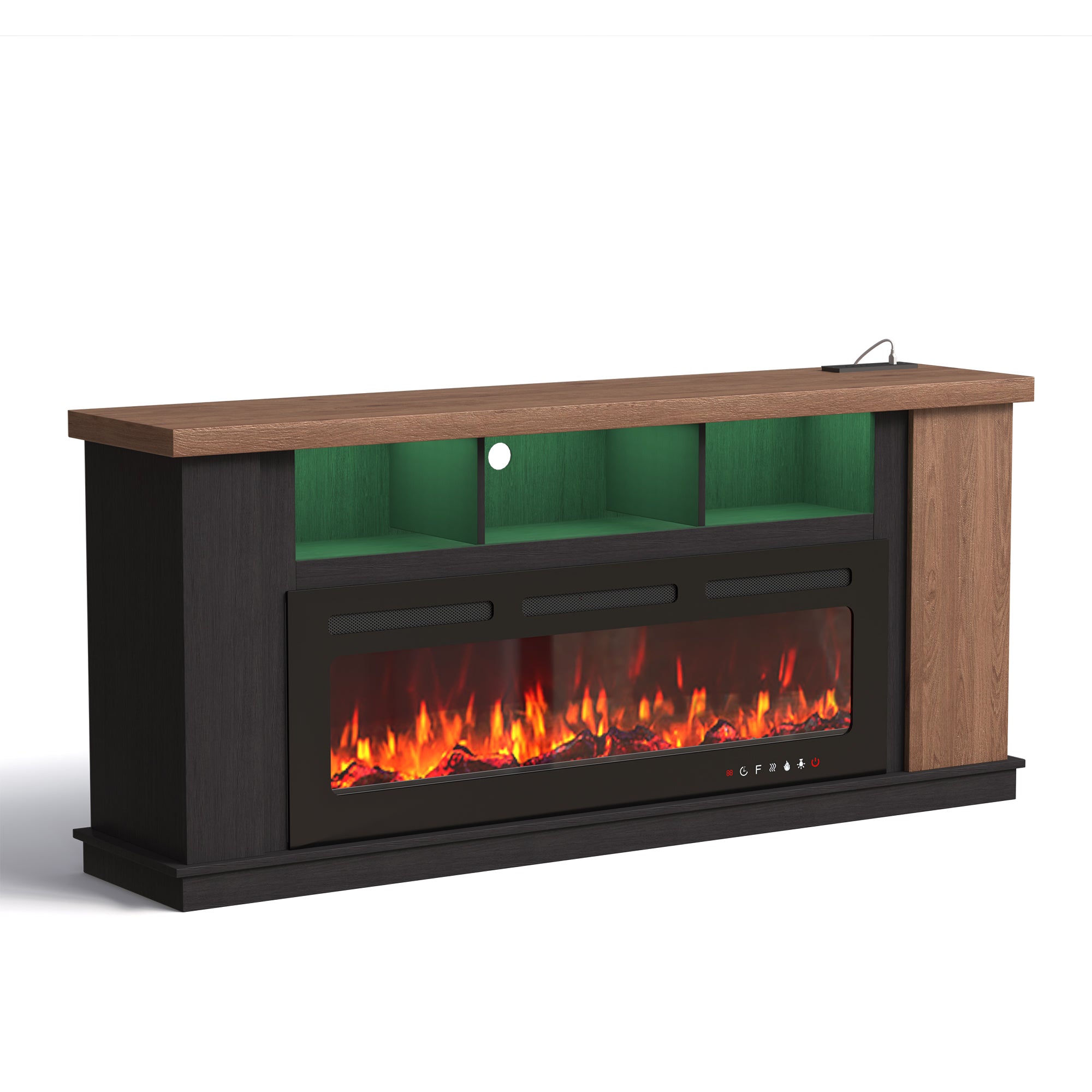 brown-electric-fireplace-tv-stand