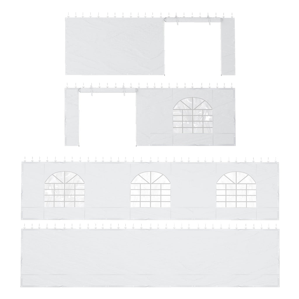 HOMREST 20x30ft 350G PVC Sidewalls (Please check with customer service before purchasing to confirm compatibility)