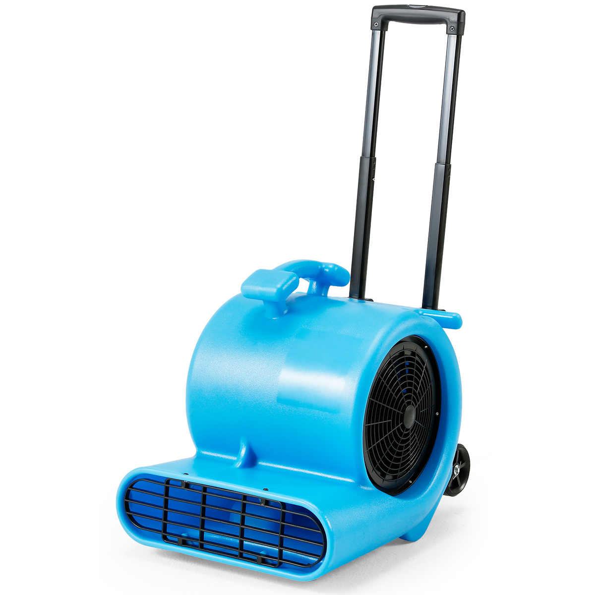 HOMREST 1 HP Air Mover, 4000 CFM Carpet Dryer & Floor Blower, 3-Speed Commercial Fan with 3 Adjustable Angles, Handle & Wheels, 15 Ft Power Cord, Stackable