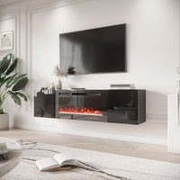 70'' floating black