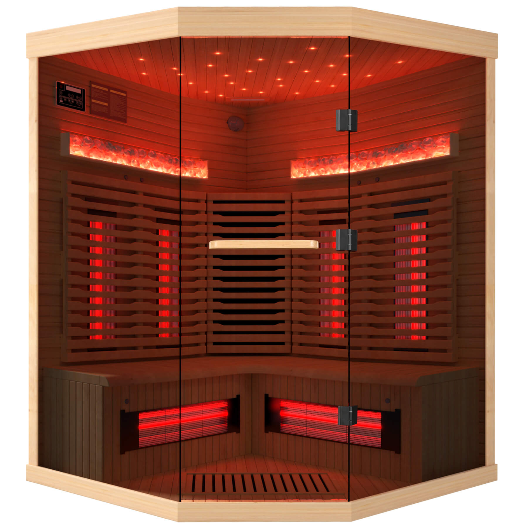 HOMREST Infrared Sauna 4 Person with Full Spectrum Heaters for Home or Gym