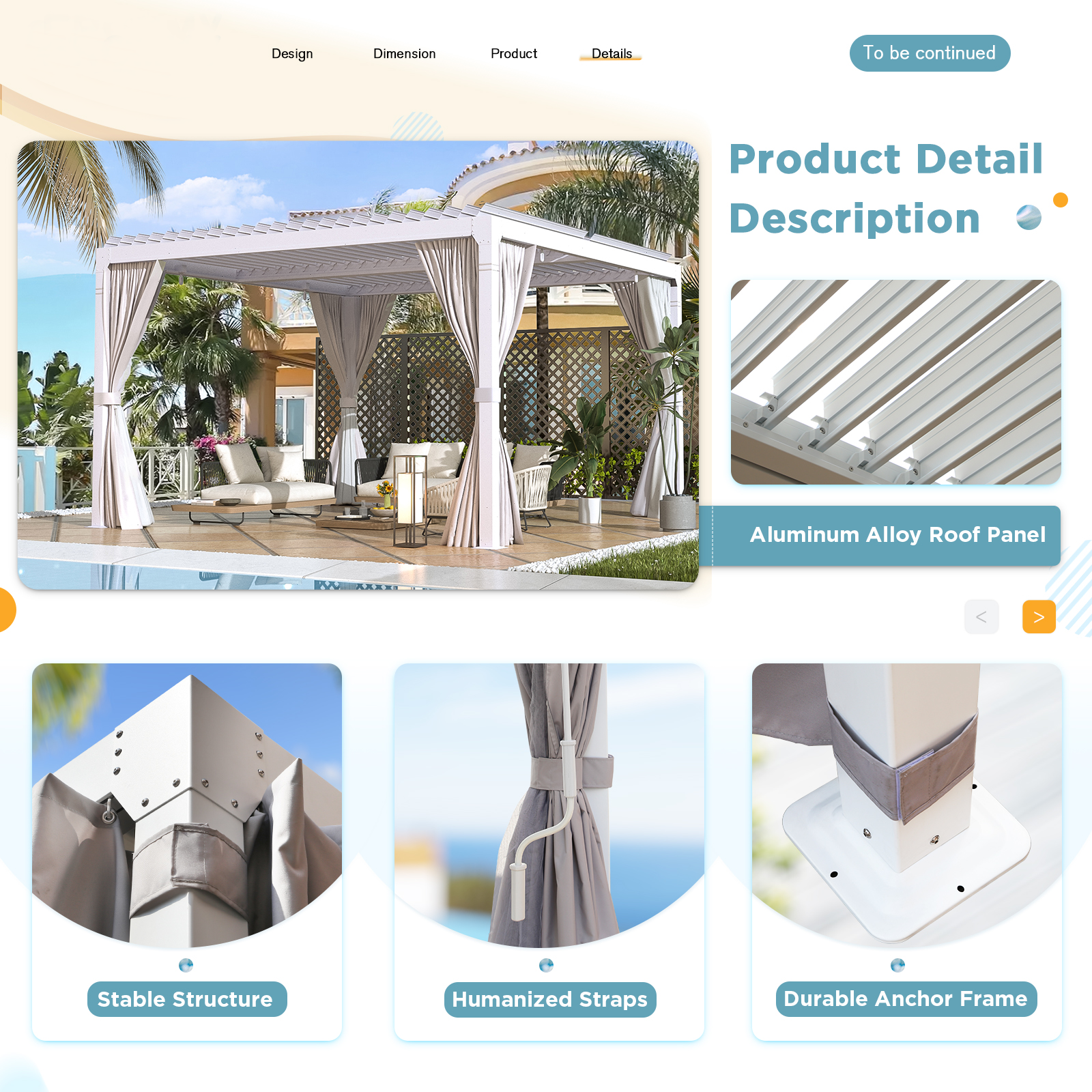 HOMREST Louvered Pergola 12x12 Outdoor Hard Top Pergola with Aluminum Frame and Adjustable Metal Rainproof Roof for Garden & Patio, Curtains and Netting Included, White