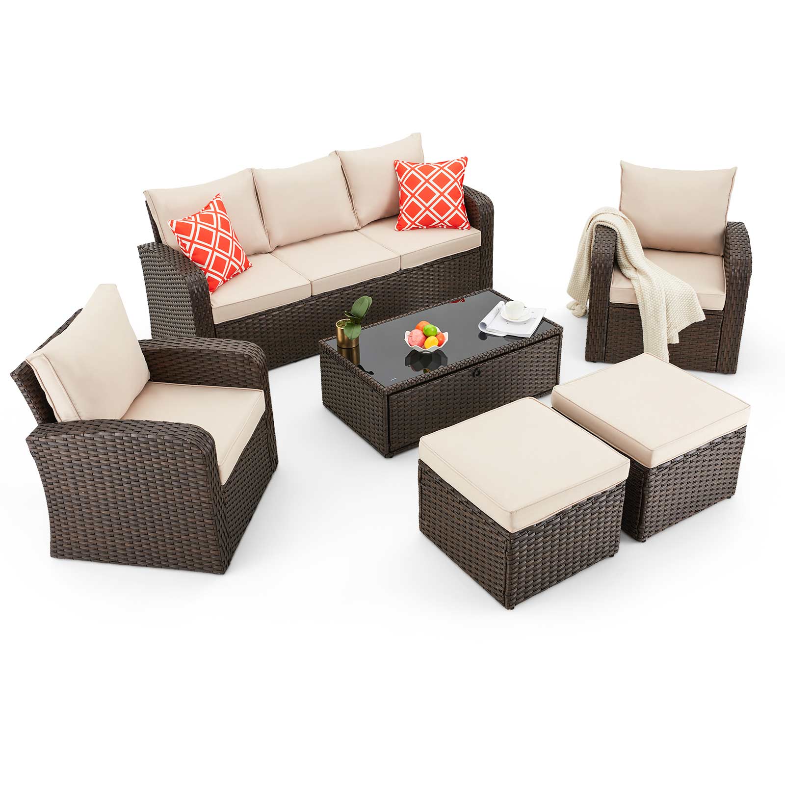 Homrest outdoor furniture set.