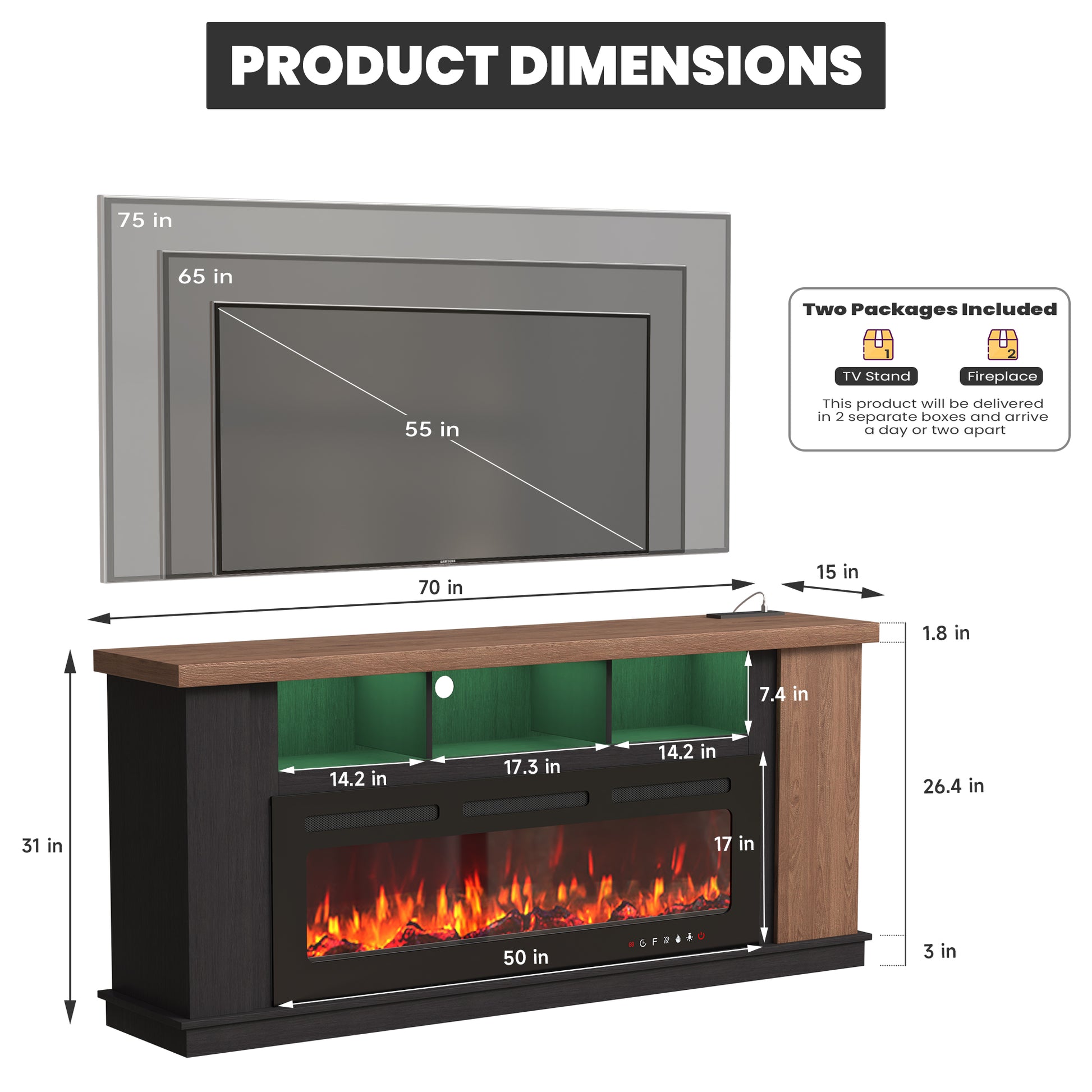 brown-electric-fireplace-tv-stand