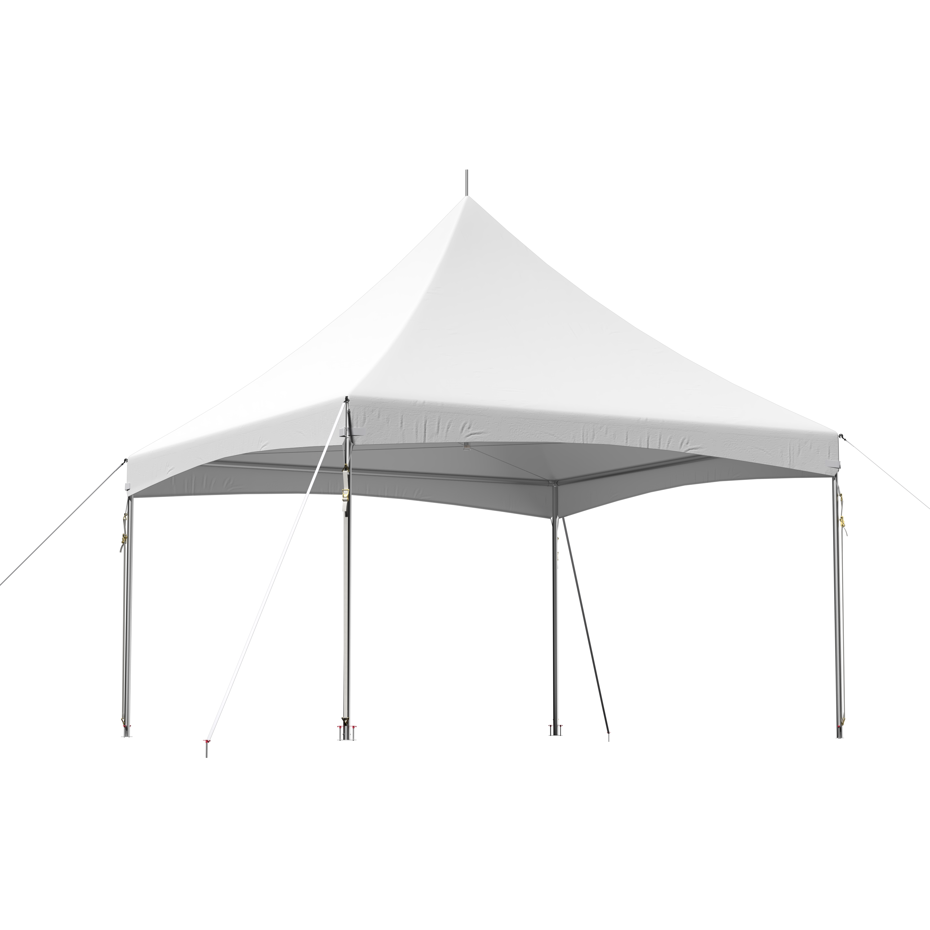 HOMREST 15x15 Ft Heavy Duty Tent Outdoor Wedding Tent Waterproof Patio Event Tents For Parties Holiday BBQ Events White