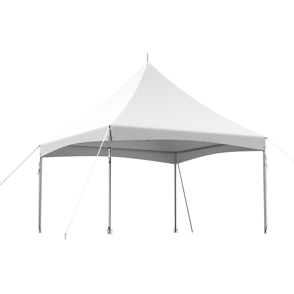 HOMREST 15x15 Ft Heavy Duty Tent Outdoor Wedding Tent Waterproof Patio Event Tents For Parties Holiday BBQ Events White