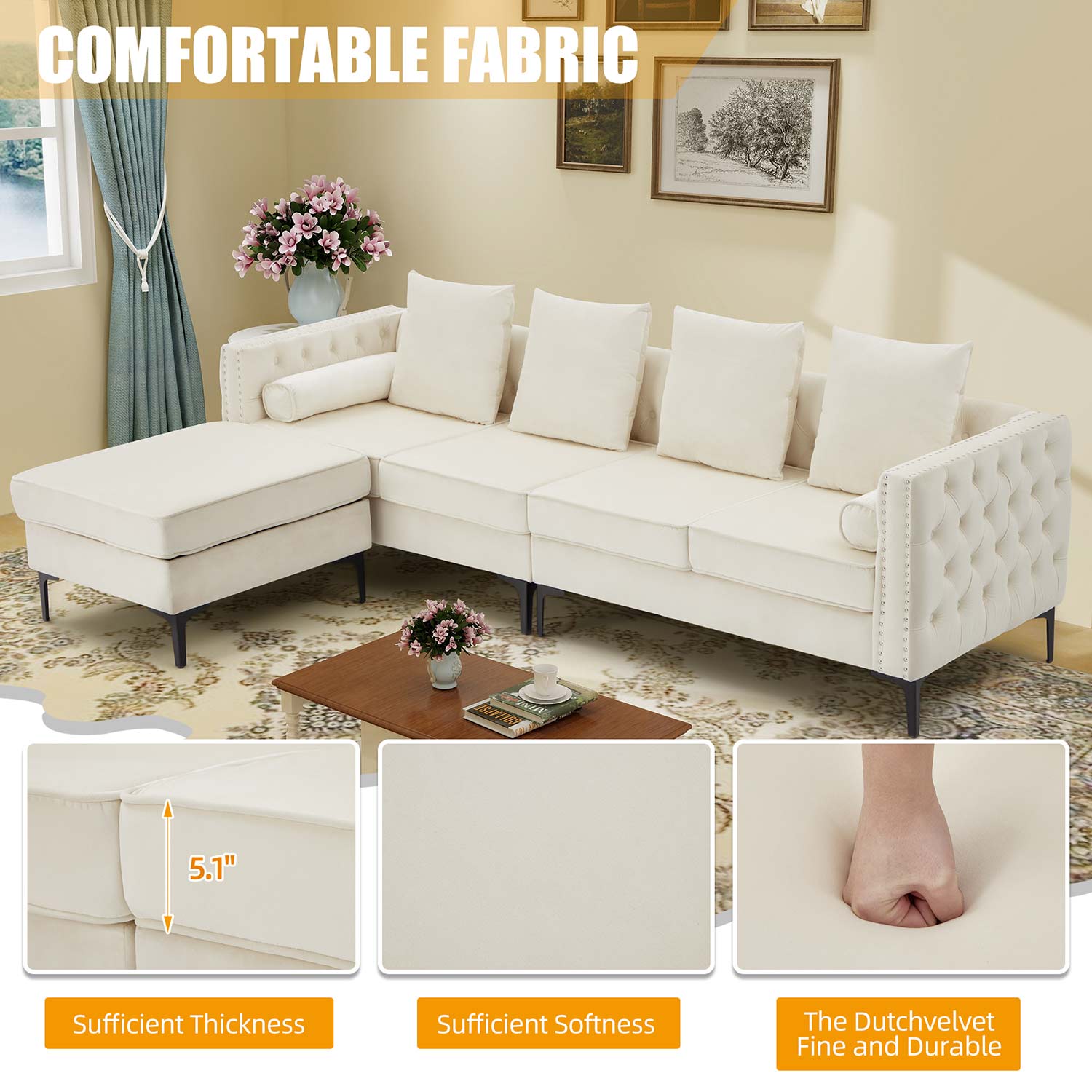 Homrest living room sofa set