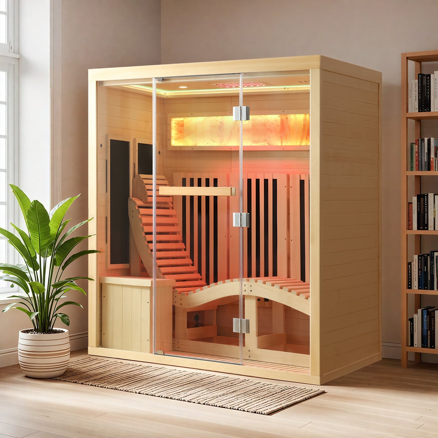 infrared-sauna-with-red-light-therapy​