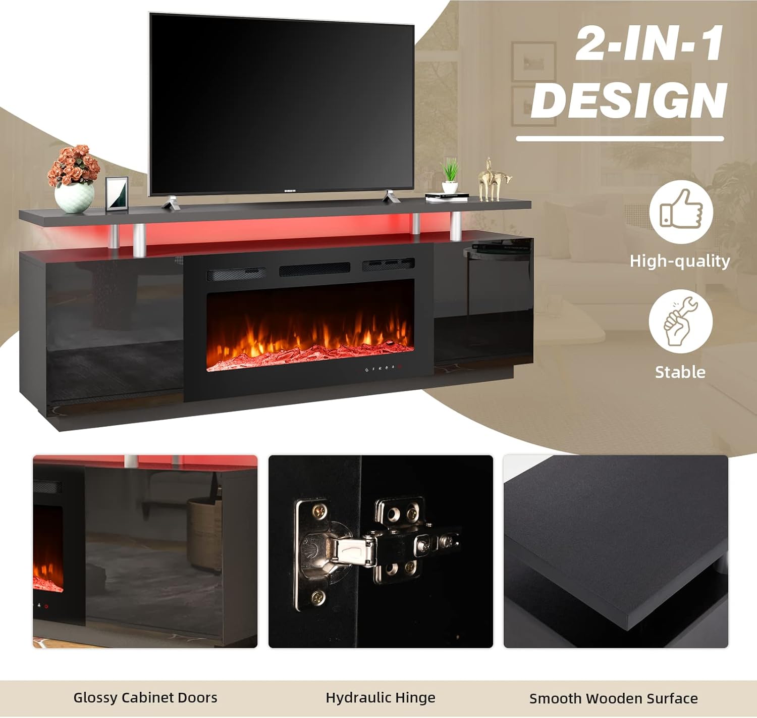 tv-entertainment-center-with-fireplace