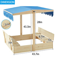 Sandbox Wood+Blue