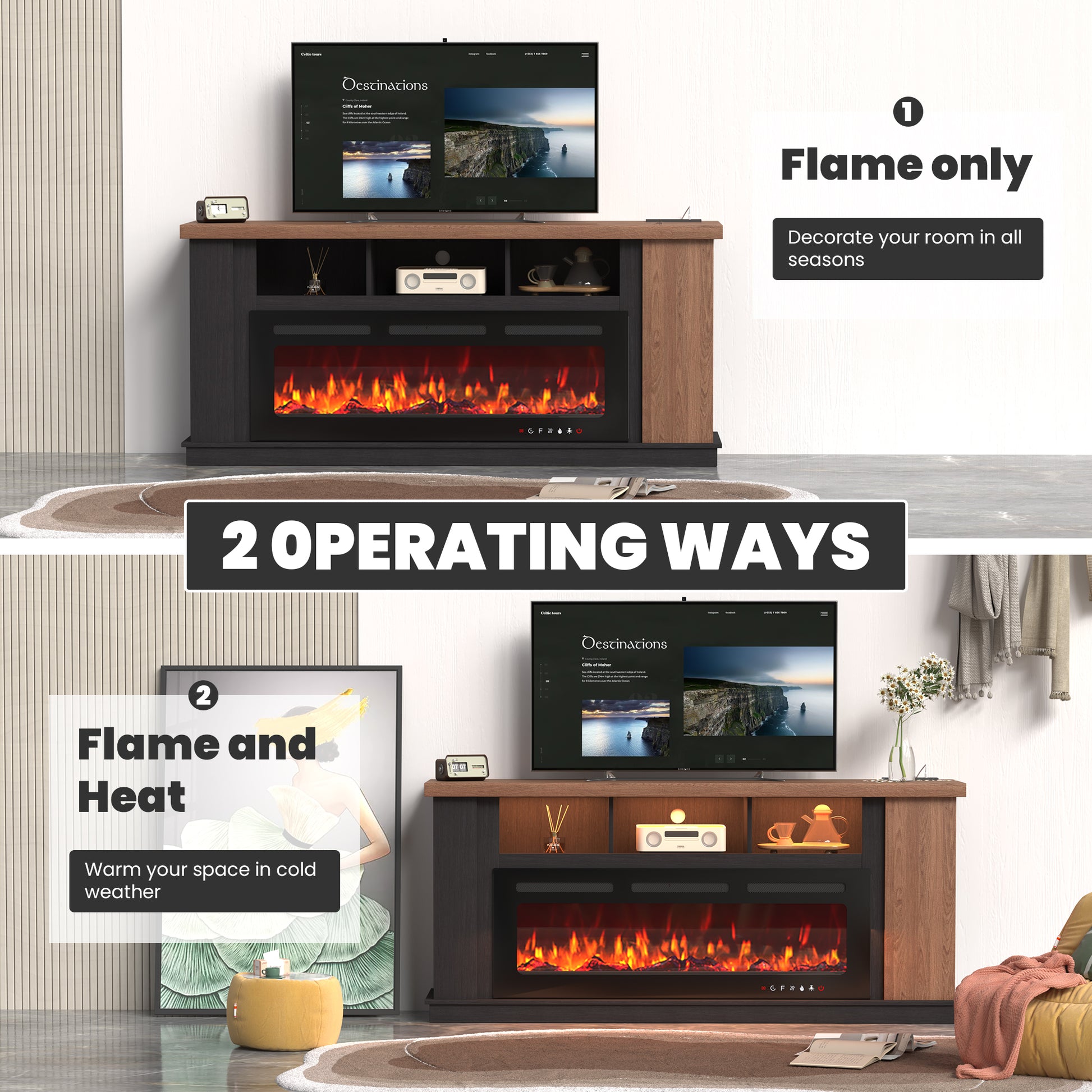 brown-electric-fireplace-tv-stand