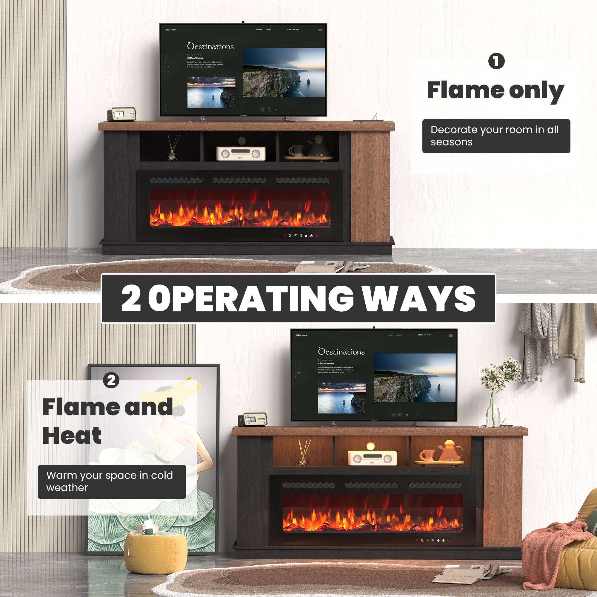 brown-electric-fireplace-tv-stand